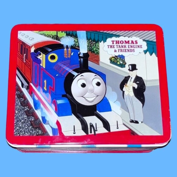 Vintage 1997 Thomas the Tank Engine & Friends Metal Tin Lunch Box - Picture 2 of 7